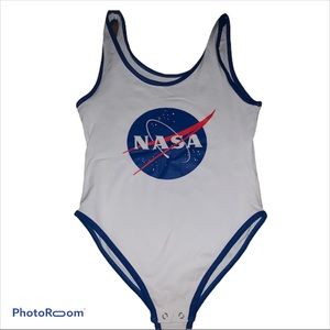 NASA white bodysuit size small